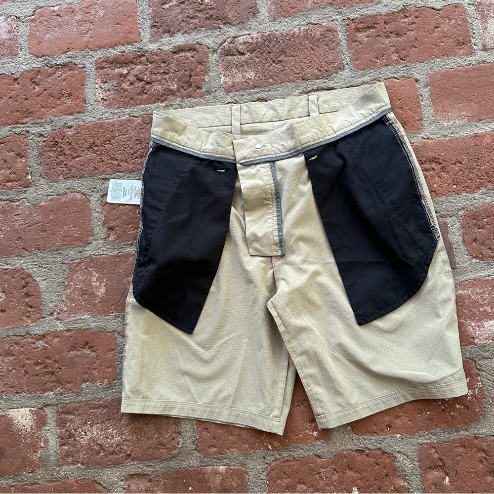 Hurley khaki cream men's shorts size 30 lightweight zip fly with pockets - Picture 16 of 16